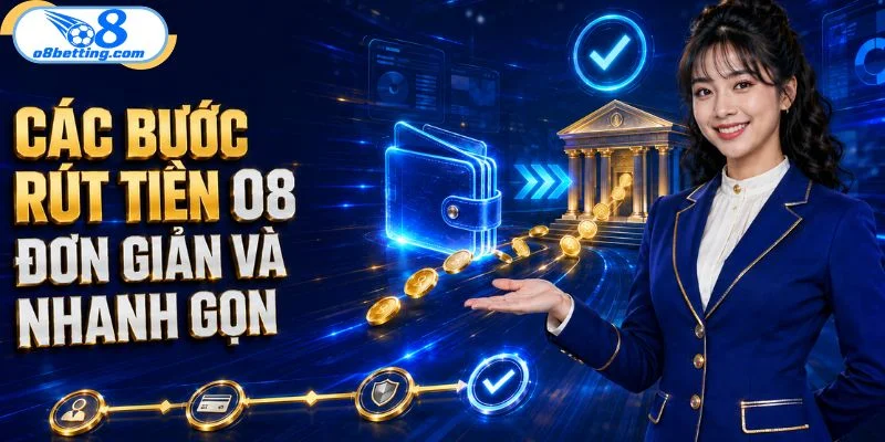 Các bước rút tiền O8 đơn giản và nhanh gọn